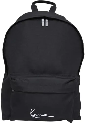 Karl Kani Signature Backpack Herren - KA-BG011-001-01 in Schwarz - Stylischer Rucksack aus robustem Polyester, ideal für den Alltag und trendige Looks. Größe: One Size.