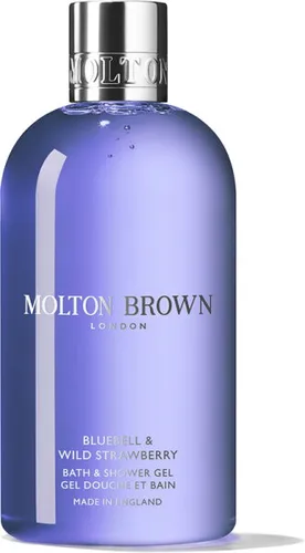 Molton Brown Bluebell & Wild Strawberry Bath & Shower Gel 300 ml - Dusch- & Badeartikel mit luxuriösem Duft von Waldbeeren und floralen Noten, sanfte Reinigung für alle Hauttypen, auch für empfindliche Haut geeignet.