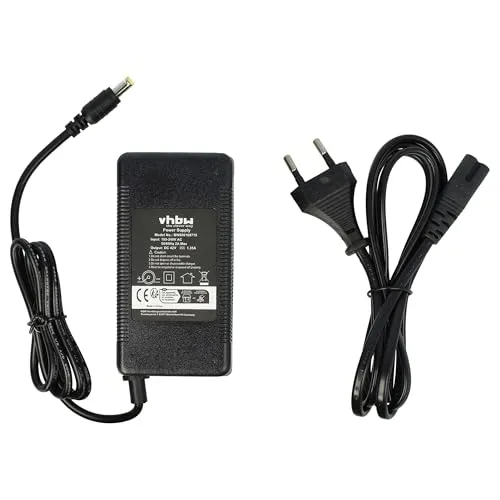 vhbw Ladegerät kompatibel mit MiFa Phylion Fahrradakkus, E-Bike - Für 36 V Li-Ion Akkus mit Rundstecker-Anschluss 60 W