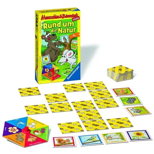 RAVENSBURGER MITBRINGSPIEL MAUSESCHLAU & BÄRENSTARK RUND UM DIE NATUR 23433 NEU