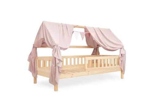 Ehrenkind Betthimmel Deko Hausbett - Betthimmel für Kinderzimmer, aus 100% Baumwolle, fördert Schlaf und Kreativität, ideal für Hausbetten und Spielhöhlen.