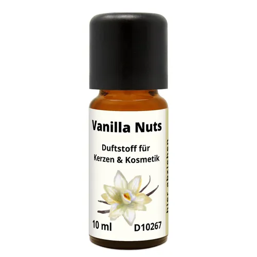 Duftstoff Vanilla Nuts 10 ml Duftöl für Kerzen, Seifen und Kosmetik, Duft
