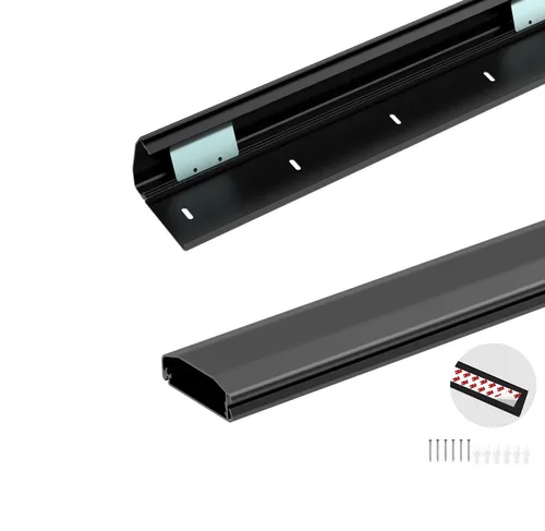 conecto Kabelkanal zum Kleben oder Schrauben PVC oder Alu, 50-100cm