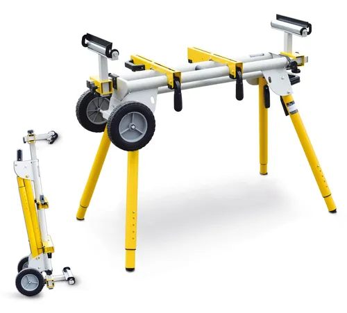 BAMATO universeller Maschinenständer KST-1950 - Werkstatteinrichtung mit höhenverstellbaren Füßen für eine rückenschonende Arbeitsposition und mehr Stabilität beim Bearbeiten von Werkstücken.