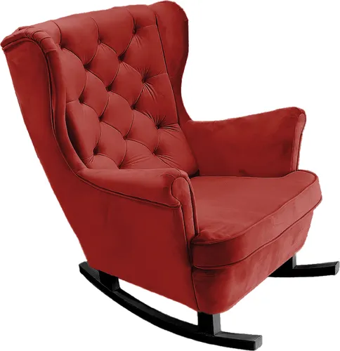 DomoHome Relaxsessel Armlehnensessel Armlehnen Fernsehsessel Loungesessel Polstersessel Couchsessel Armsessel Chair Wohnzimmersessel Ohrensessel | 102x81x95cm | Burgundy_29834