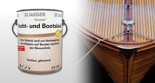 Jaeger 690 Kronen® Yacht- und Bootslack farblos, glänzend 2,5L