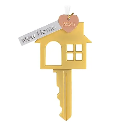 Hallmark Keepsake Weihnachtsdekoration 2025, neues Zuhause 2025, Metall, Einweihungsgeschenke