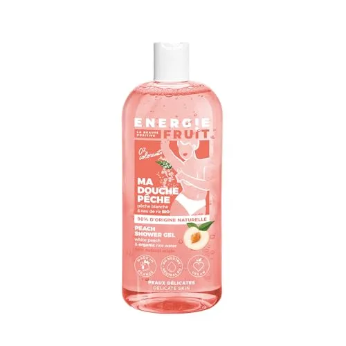 ENERGIE FRUIT | pH-neutrales Duschgel | Pfirsich & Reiswasser | vegan | 500ml