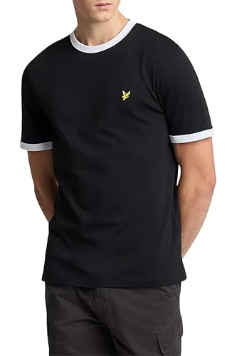 Lyle & Scott Ringer T-Shirts für Herren – 100% Baumwolle | Premium Qualität | XS-XXL