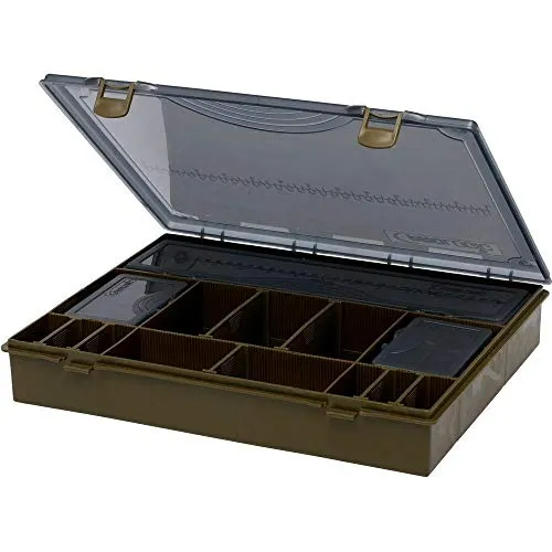 Prologic Tackle Organizer XL Box System 36,5x29x6cm für Karpfenzubehör, Tacklebox, Rig Box, Angelbox für Karpfenrigs, Kleinteilebox
