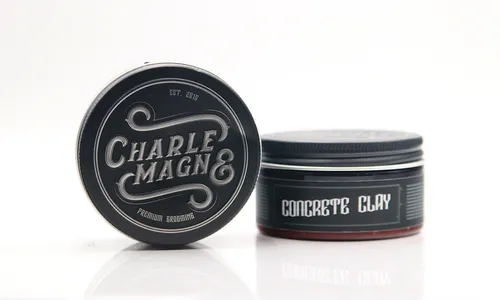 Charlemagne Concrete Clay Pomade Haarstyling Wachs Vegan - 1 x 100 ml