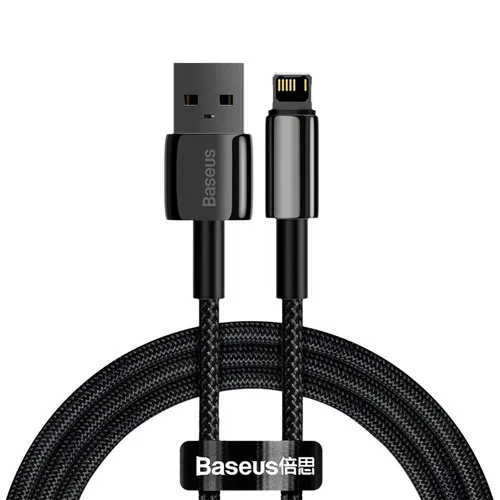 Baseus Tungsten USB-Lightning Kabel 2,4A 1m Schwarz (CALWJ-01)