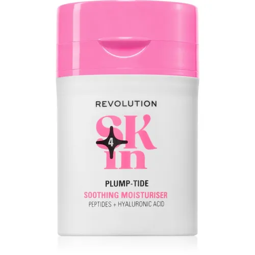 Revolution Skincare Go Gentle Peptide & Hyaluronic Acid Moisturiser Gesichtscreme mit beruhigender Wirkung 50 ml