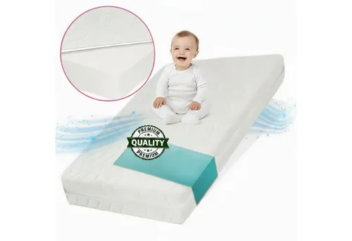 Kindermatratze Easy Active Kaltschaummatratze 90x200 cm mit Bezug, Best for Home, 10 cm hoch, (60x120 70x140 80x160 80x180 90x200 140x200 180x200 cm), Schaumstoffmatratze, Kindermatratze mit Reißverschluss