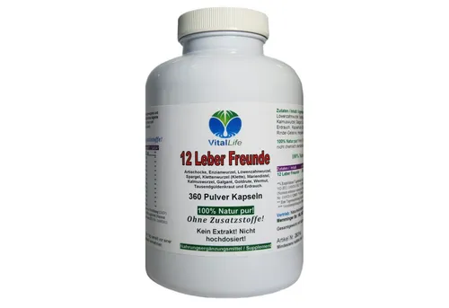 LEBER Komplex 360 Kapseln - Natürliche Leberkur mit 12 Bitterkräutern - Leberextrakte: 100% natürliche Kapseln ohne Zusatzstoffe, ideal für Fitness & Wellness Deiner Leber mit 12 wertvollen Bitterkräutern.