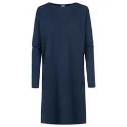 Mey Schlafanzug Nachthemd langarm blau S (38)