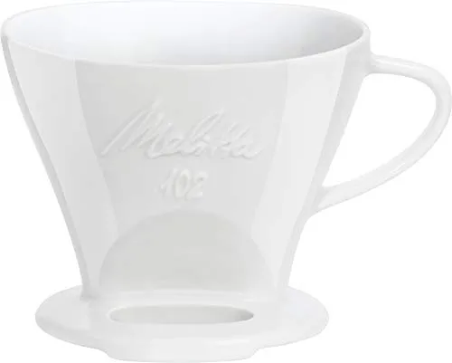 Melitta 218967 Filter Porzellan-Kaffeefilter Größe 102 in weiß von Melitta
