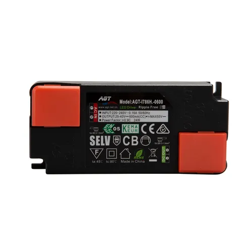LED Konstantstromquelle 15 bis 23W 600mA 25-40V DC flicker free