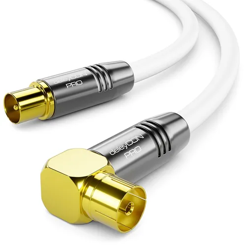 deleyCON HDTV TV Antennen Kabel 12,5m