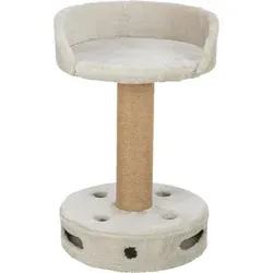 TRIXIE Kratzbaum Dalia grau - Kratzbaum für Katzen mit Spielmöglichkeit und gepolsterter Liegefläche – ideal für Spiel und Entspannung. Hochwertige Materialien gewährleisten Komfort und Langlebigkeit.