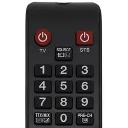 azurano Ersatz für SAMSUNG Fernbedienung AA59-00790A AA5900790A AA59-00797A AA59-00793A BN59-01178B/W/R - Schwarz