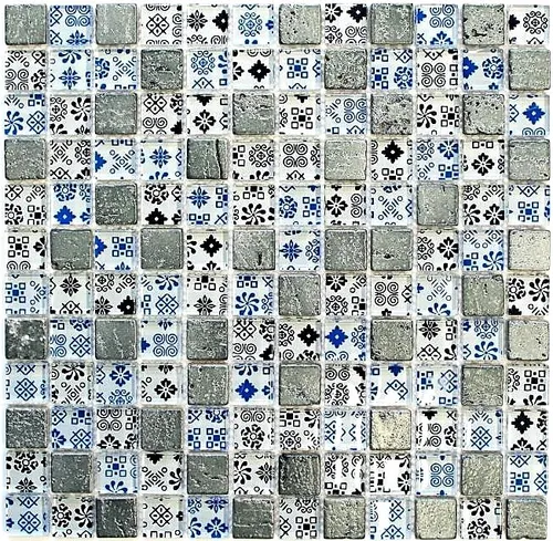 Wand- & Deckenfliesen Blau von Mosaik Netzwerk