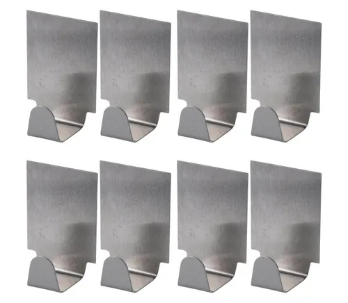 Wandhaken 4 x Magnethaken 2er Set Edelstahl gebürstet