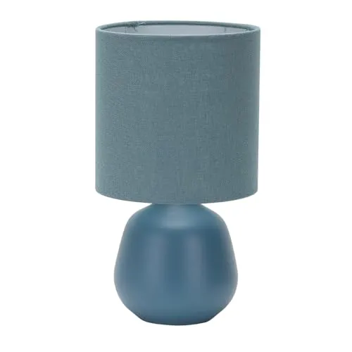 Luxus Tischlampe Amsterdam in blau von Luxus