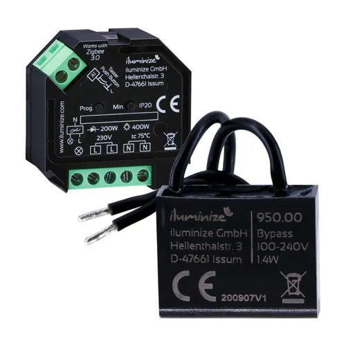 Lichtschalter Schwarz von iluminize