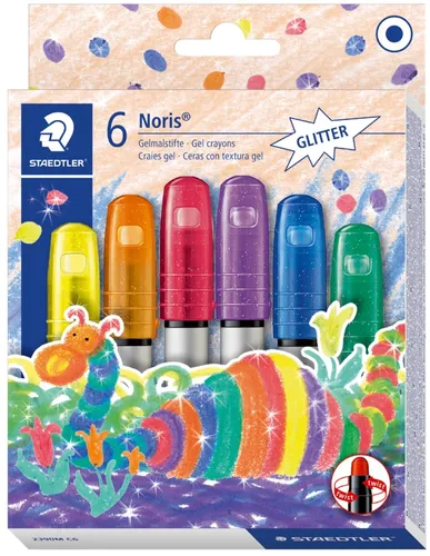 STAEDTLER Gelmalstift Noris 'Glitter', 6er Kartonetui 6