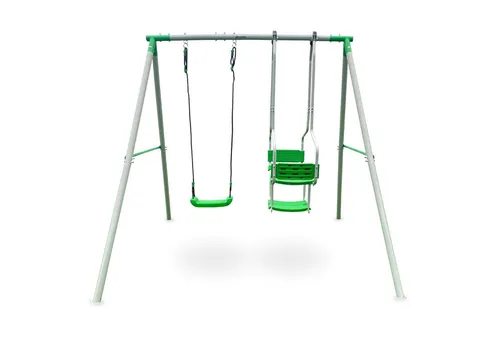 HyperMotion Mehrkindschaukel 3er Set - Erleben Sie mit der HyperMotion Mehrkindschaukel stundenlangen Spielspaß für bis zu drei Kinder! Robuste Materialien und verstellbare Seile sorgen für Sicherheit und Anpassungsfähigkeit im Garten.