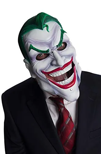 RUBIE'S DC Offizielle Joker-Maske für Erwachsene in weiß von Rubies