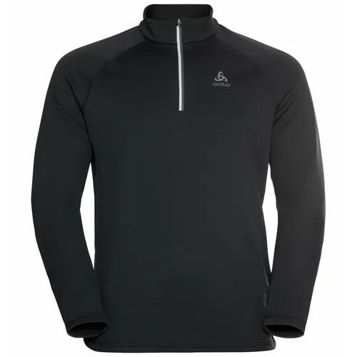 Odlo Herren Langarm Shirt BESSO - Schwarz, Größe L, wärmt und bietet optimale Bewegungsfreiheit, aus weichem Material und fair produziert