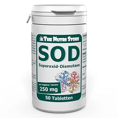SOD 250 mg Superoxid-Dismutase vegane Tabletten 50 Stk.