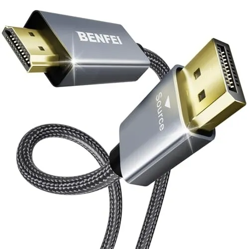 BENFEI 4K DisplayPort auf HDMI Kabel 1,8M