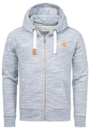 Amaci&Sons Sweatjacke Kapuzenpullover Herren Hoodie Zipper Jacke 4075 Blau L - Stilvolle Amaci&Sons Sweatjacke für Herren, ideal für Freizeit und Sport. Der bequeme Hoodie mit Zipper bietet hervorragenden Tragekomfort und eine moderne Passform.
