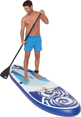 Happy People Stand up Paddleboard 305x81x15 cm - Ideal für Anfänger - Surfen & Kitesurfen - Stabil und leicht, perfekt für entspannte Touren auf dem Wasser.