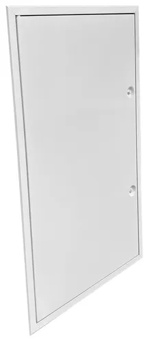 Revisionstür PRIMUS W/D weiß 500x1000mm mit Vierkantverschluss - Aschesauger - Stabiler Aluminiumrahmen mit einfacher Montage für schnellen Zugang zu Installationen, ideal für Sanitär, Heizung und Elektroarbeiten.