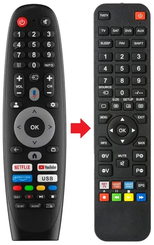 Fernbedienung geeignet für SMART TECH 32HG01V