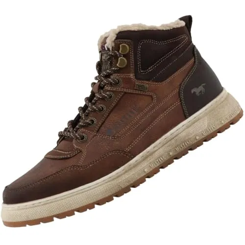 Mustang Shoes 15M0111002 Stiefel in rust - Größe 43 EU - Stylische Stiefel in rust mit atmungsaktivem Obermaterial aus Lederimitat. Gefüttert für angenehmen Tragekomfort – ideal für legere Outfits.