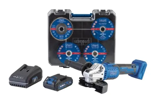 Scheppach Akku Winkelschleifer C-ATB15/1-X – Mobil und vielseitig