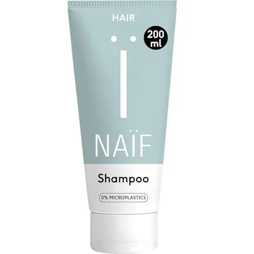 Naïf Grown Ups Nourishing Shampoo 200ml - Shampoo für Erwachsene, pflegt und nährt das Haar mit natürlichen Inhaltsstoffen für gesund aussehendes Haar.