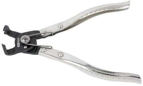 KS Tools 115.1179 Click-Schlauchschellenzange - abgewinkelt, präzise Handhabung für einfache Schlauchschellenmontage