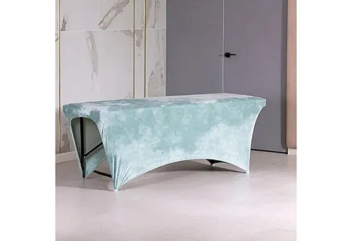 STM Company Massageliege Verlängerter Liegenbezug für Massagebett, Bezug, Spannbetttuch (für alle gängigen Kosmetikliegen, Massageliegen, Couches, aus Velour, ohne Matratze), 180x60 cm/ 190x70 cm
