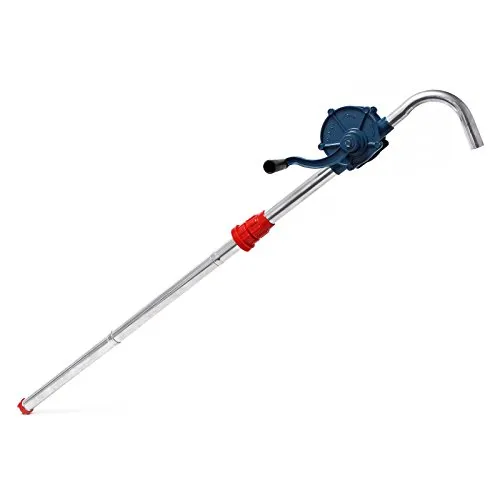 Aluminium Heizöl Diesel Fasspumpe 22 l/min Handpumpe mit G2 Fassverschraubung