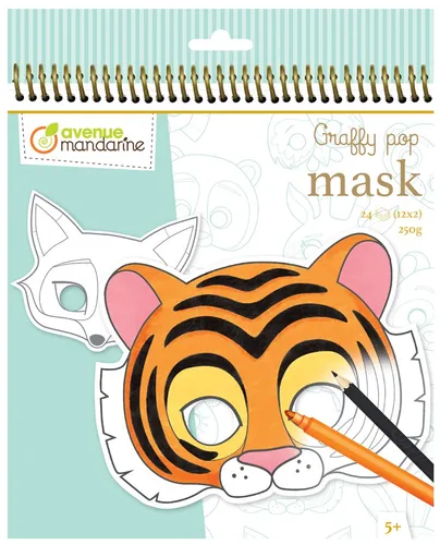 avenue mandarine Maskenmalbuch
