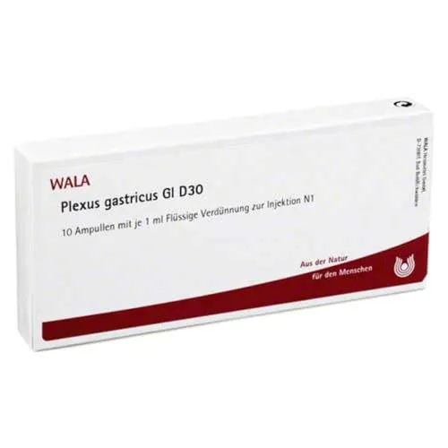 PLEXUS GASTRICUS GL D 30 Ampullen 10X1 ml von WALA