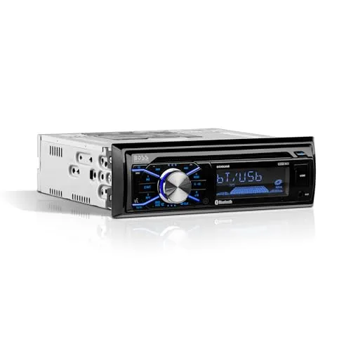 BOSS Audio Systems 508UAB Autoradio mit Bluetooth – Einzel-DIN, CD-Player, Aux-Eingang, USB, eingebautes Mikrofon, AM/FM-Radioempfänger