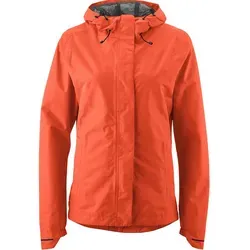 Gonso Women's Save Jacket Essential - Wasserdichte Fahrradjacke in Rot, Gr. 34 - Wasserdichte Damen-Fahrradjacke mit Kapuze, winddicht und ideal für Mountainbike-Touren. Hergestellt aus atmungsaktivem Polyester mit DWR-Imprägnierung. Entdecken Sie weitere Gonso-Angebote bei Bergfreunde.de!
