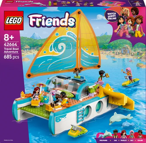 Lego Segelabenteuer - Erlebe spannende Abenteuer mit Paisley, Zac, Celine und Sky auf ihrem Segeltörn – ideal für kreative Bauprojekte und fantasievolles Spielen.